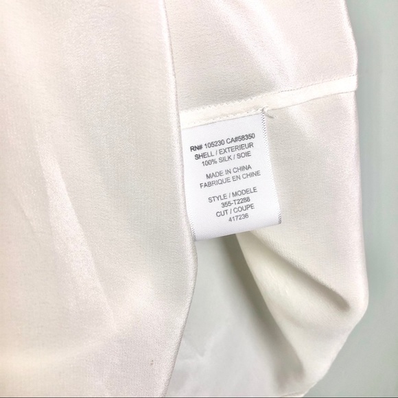 Joie 100% Silk Cold Shoulder Blouse - Picture 6 of 6